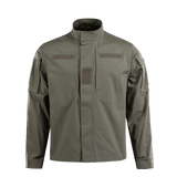 M-Tac Patrol Flex Jakke i grøn med let figursyet pasform og velcro lommer. Jakke til taktisk brug med lynlås og ståkrave.