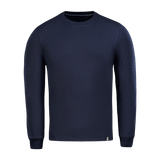 M-Tac Pullover 4 Seasons i navy med rund hals, perfekt til hverdag og taktisk brug. 95% bomuld, 5% elastan, vægt 280 g/m².