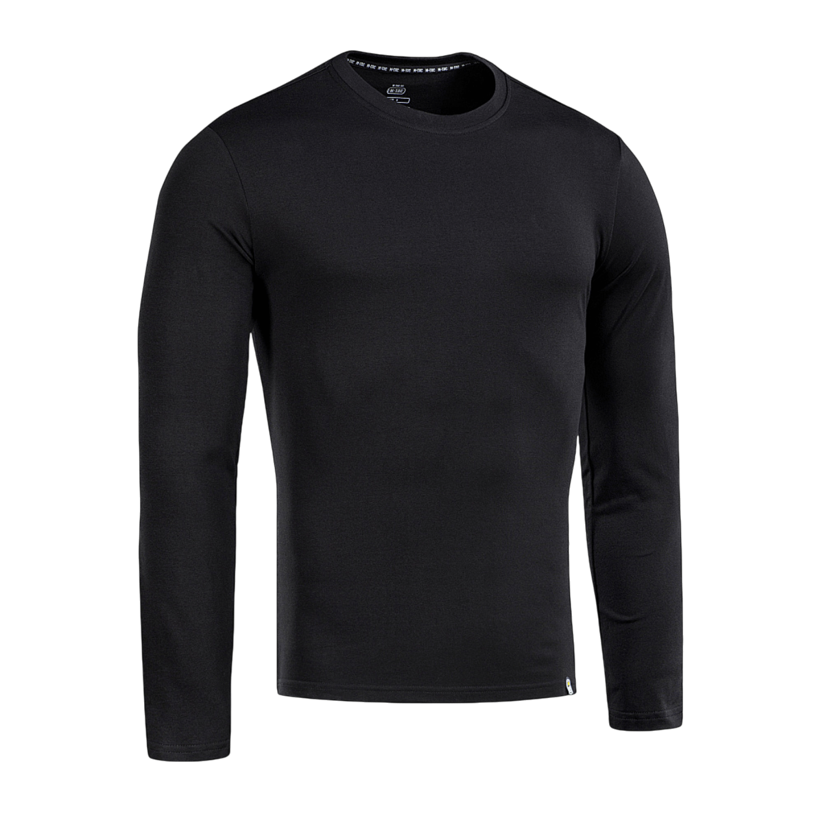 M-Tac Long-sleeve T-shirt 93/7 i sort, lavet af 93% bomuld og 7% elastan, ideel til hverdagsbrug og sport. Holdbar og komfortabel t-shirt.