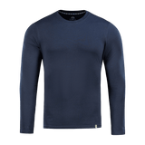 M-Tac Long-sleeve T-shirt 93/7 i navyblå, lavet af 93% bomuld og 7% elastan for holdbarhed og komfort, ideel til sport og friluftsliv