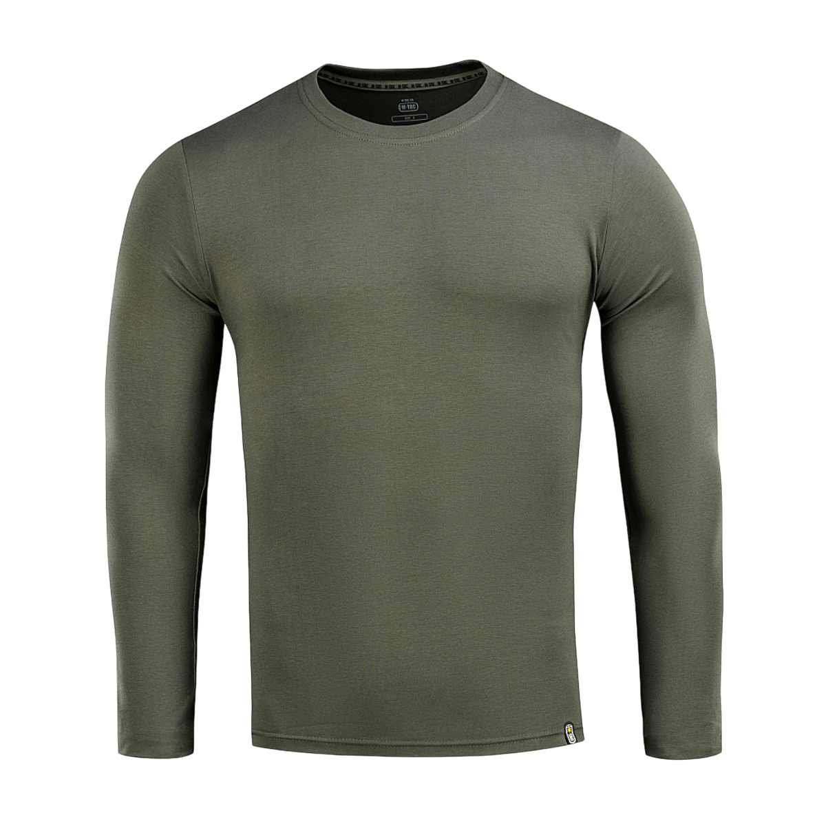 M-Tac Long-sleeve T-shirt 93/7 i grøn med langærmet design, fremstillet af 93% bomuld og 7% elastan til hverdagsbrug og sport.