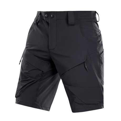 M-Tac Shorts Rubicon Flex i mørk oliven med cargo-lommer og vandafvisende materiale, ideel til sommer og maksimal bevægelsesfrihed.
