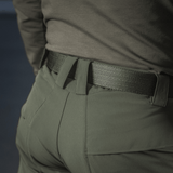 M-Tac Bukser Rubicon Flex i grøn, fokus på bæltestropper og strækstof for maksimal komfort og bevægelsesfrihed.