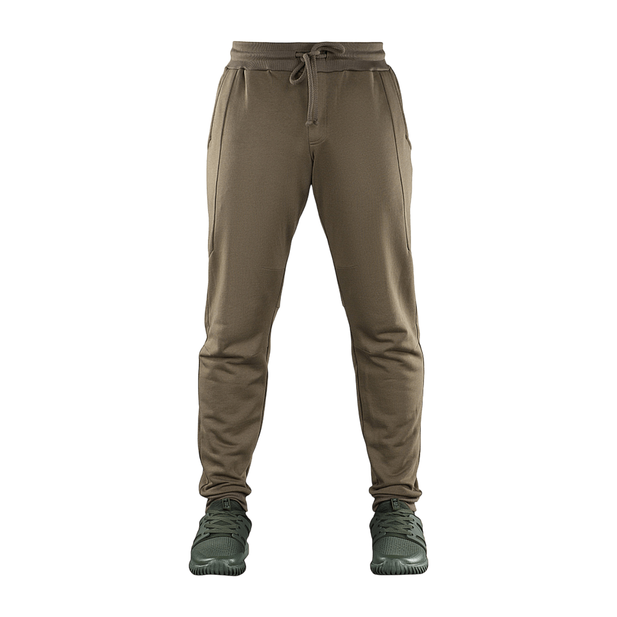 M-Tac Bukser Stealth Cotton i brun med elastik i taljen og sidelommer, perfekte til sport og hverdag, lavet af 100% bomuld.