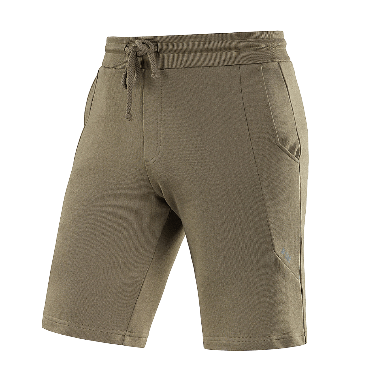 M-Tac Shorts Casual Fit Cotton i olivengrøn med elastik i taljen og sidelommer, perfekt til sommer, fremstillet af 100% åndbart bomuld.