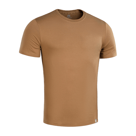 M-Tac T-shirt 93/7 Summer i bomuld og elastan i brun farve, designet til komfort og optimal termoregulation til sommerdage.