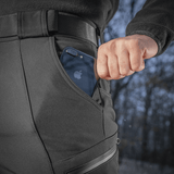 M-Tac Bukser Soft Shell Vinter lomme med smartphone, ideelle til efterårs- og vinterbrug, kombinerer slidstyrke med isolering.