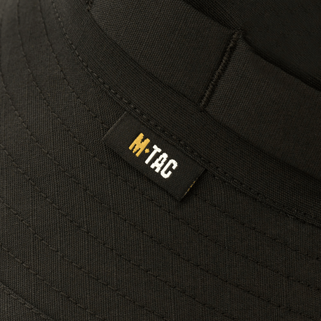 M-Tac Panama Rip-Stop hat in black with visible M-Tac logo and durable rip-stop material