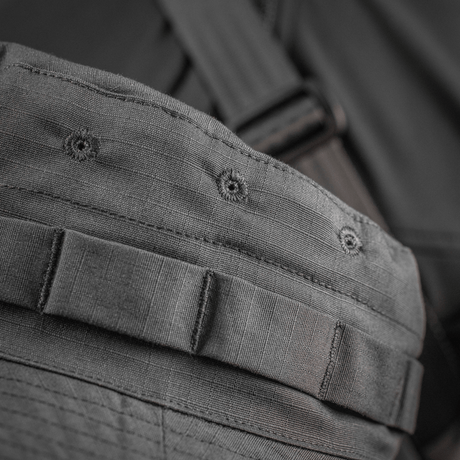 M-Tac Panama Rip-Stop hat with semi-stiff brim, ventilation holes, and camouflage band in rip-stop material for outdoor use