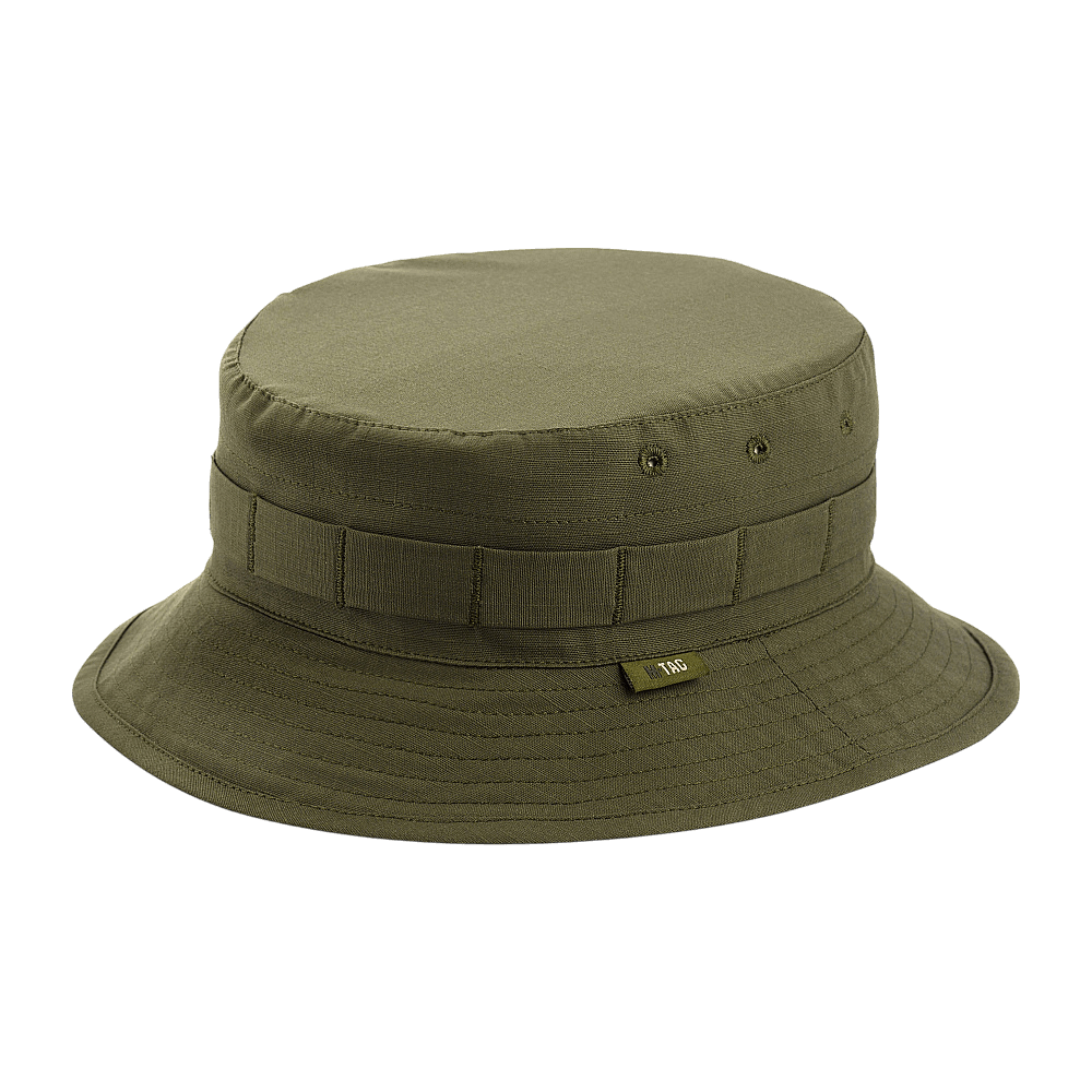 M-Tac Panama Rip-Stop army hat med semi-stiv skygge i grøn rip-stop materiale