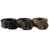 M-Tac Kompressionsrem i sort, grøn og brun, praktisk utility-bælte af 100% nylon til vandreture og militærbrug.