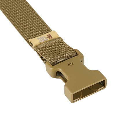 M-Tac Kompressionsrem Gen.II i holdbart nylon webbing med fastex-spænde til fastgørelse af udstyr, perfekt til militær og outdoor.