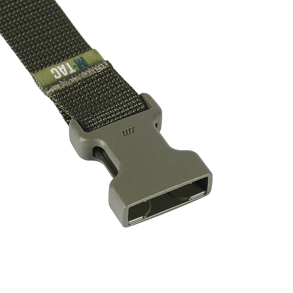 M-Tac Kompressionsrem Gen.II utility-bælte med fastex-spænde, ideel til opbevaring af udstyr på rygsække, lavet af holdbart nylon webbing.