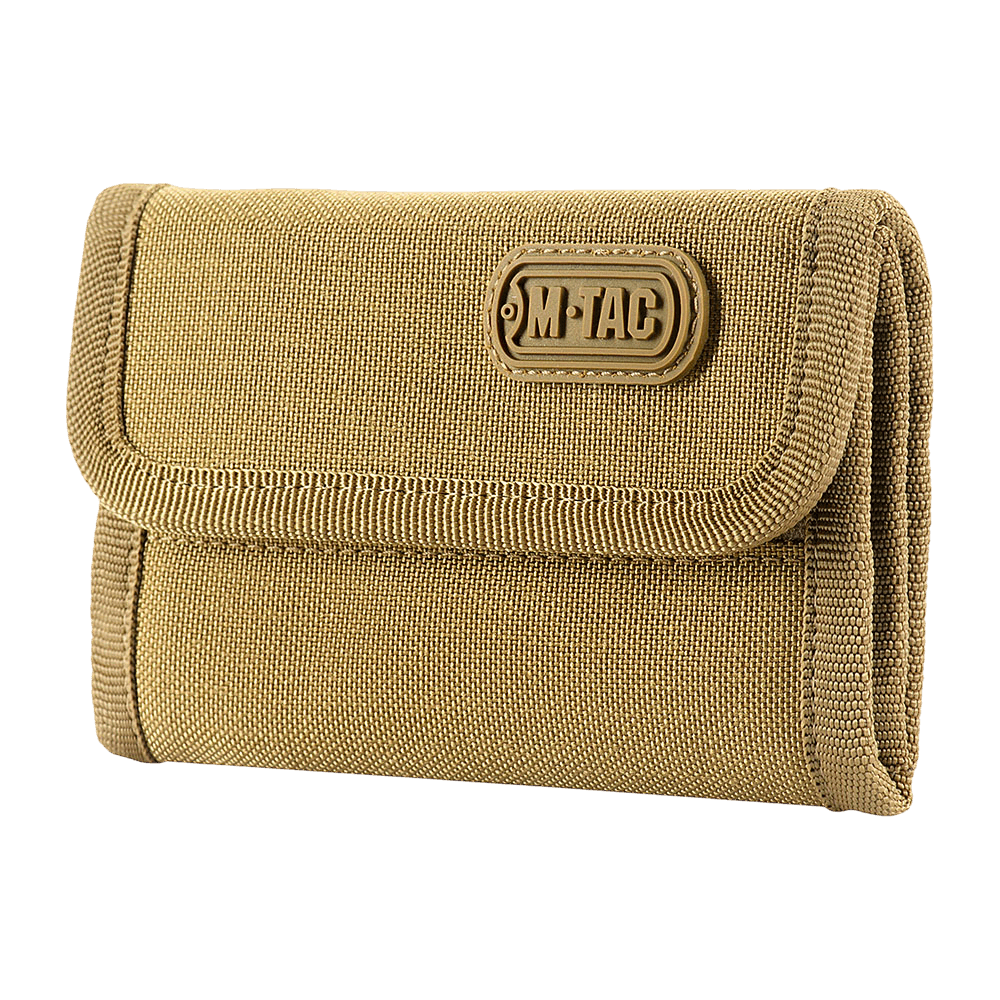 M-Tac Pung Elite Gen.II fremstillet af slidstærkt Cordura 500D med stilfuldt logo, perfekt til kontanter og kort, hardware: YKK lynlåse.