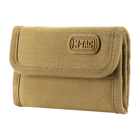 M-Tac Pung Elite Gen.II fremstillet af slidstærkt Cordura 500D med stilfuldt logo, perfekt til kontanter og kort, hardware: YKK lynlåse.