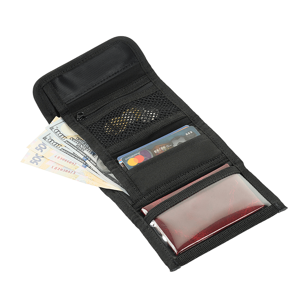 M-Tac Pung Elite Gen.II med rum til sedler, kort og lynlåslommer fremstillet af holdbart Cordura 500D.