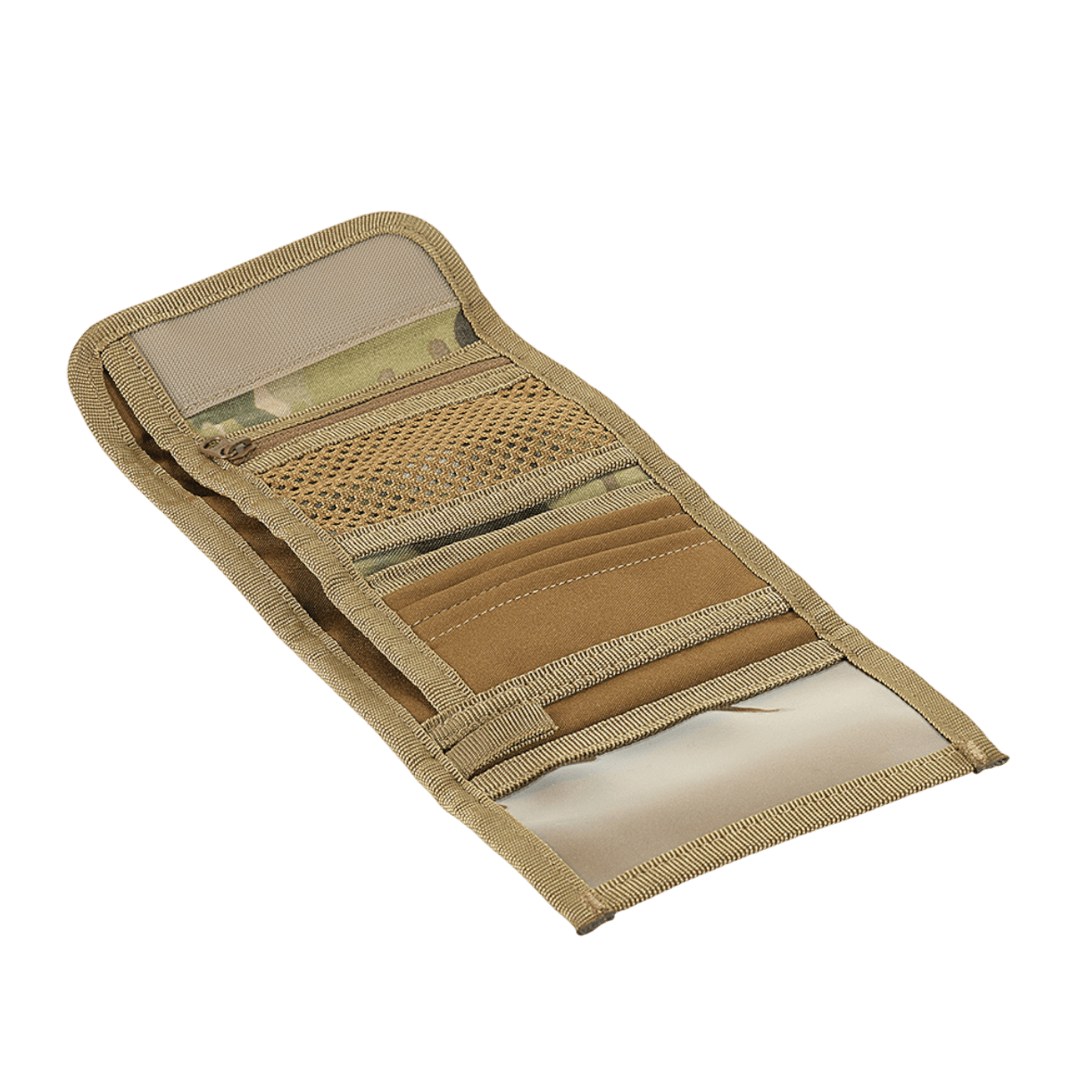 M-Tac Pung med Patch Panel Elite Gen. II i slidstærkt Oxford og Cordura 500D materiale, med rum til kontanter og kort.