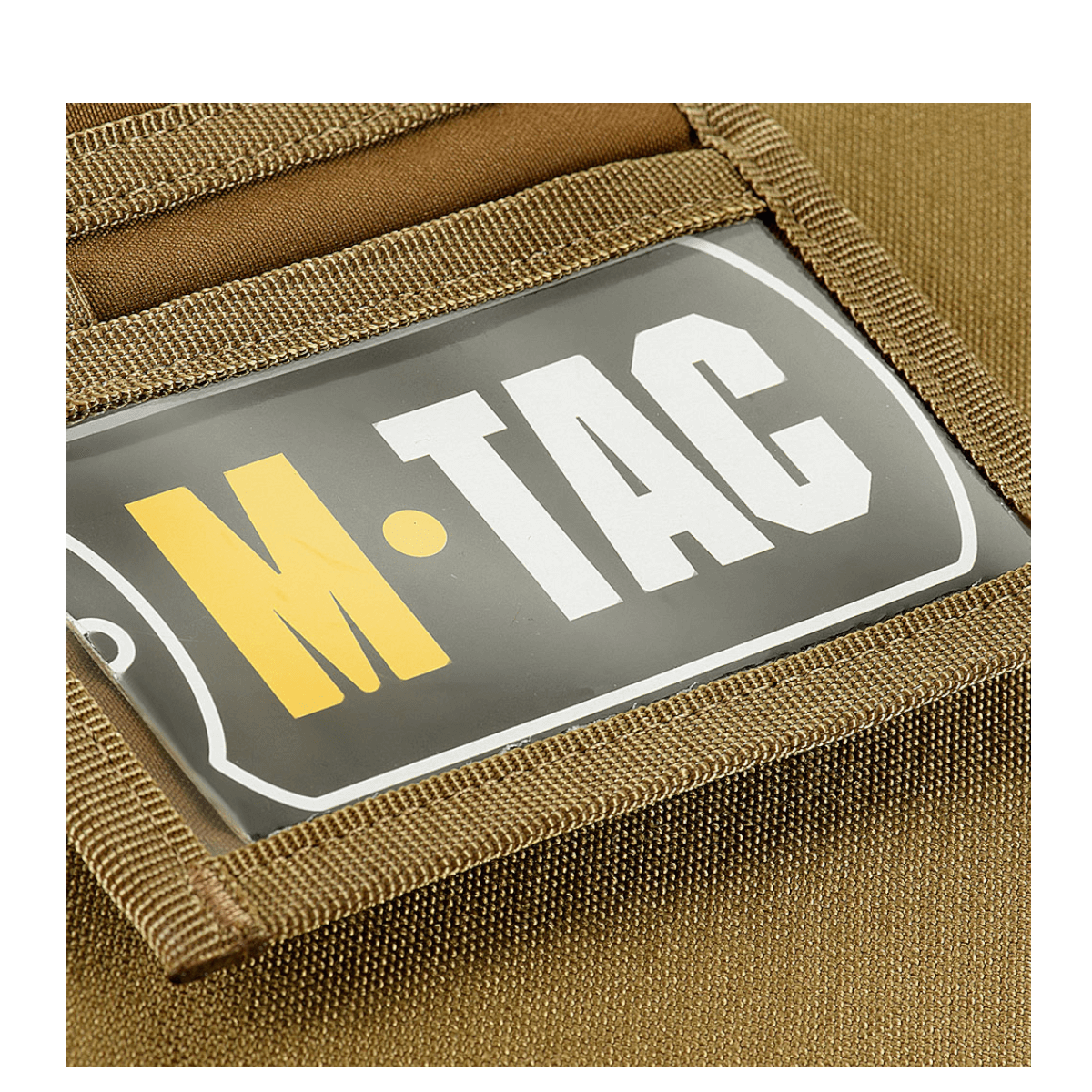 M-Tac Pung med Patch Panel Elite Gen. II med robust Oxford og Cordura materiale, fokuseret på holdbarhed og rummelighed til kort og kontanter.