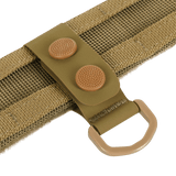 M-Tac Sæt af 2 – Duty Belt Keepers med D-ring til taktiske bælter, robust konstruktion, ideel til politi og sikkerhedspersonale.