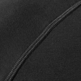 Nærbillede af M-Tac Raglan Athlete sweatshirt syning og stoffets tekstur i sort farve.