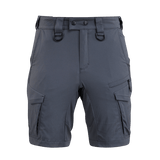 M-Tac Aggressor Summer Flex Shorts i mørkegrå, letvægts-taktiske med Flex Rip-Stop stof og 7 lommer, perfekte til udendørs aktiviteter.