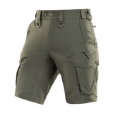 M-Tac Aggressor Summer Flex Shorts i Flex Rip-Stop stof med funktionelle lommer og justerbar elastisk talje, grøn farve