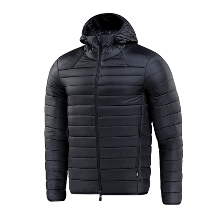 M-Tac Stalker Gen.III Jakke i sort med isolering og justerbar hætte, perfekt til overgangssæsonens kolde temperaturer op til -15°C.