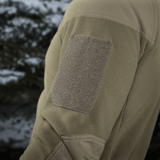 M-Tac Combat Fleece Polartec Jakke med Velcro-panel og avanceret materiale til taktisk og casual brug