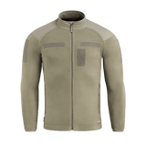 M-Tac Combat Fleece Polartec Jakke i taktisk design med Polartec fleece og Velcro-paneler, perfekt til funktionel brug.