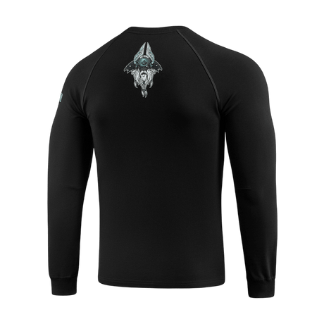 M-Tac Raglan Odin Mystery med nordisk Odin design, sort langærmet trøje til hverdagsbrug