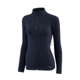 M-Tac Sweater Nord Fleece Polartec Dame i sort med YKK-lynlås, designet til kvinder for komfort og varme i taktiske miljøer.