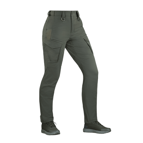 M-Tac Bukser Aggressor Summer Flex Dame i let Rip-Stop nylonstof til taktisk brug og aktiv fritid, set fra siden.