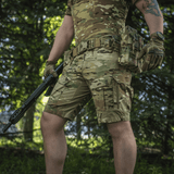 M-Tac Shorts STURM Gen.II Nyco Extreme til taktisk brug i camouflage mønster, holdbar og funktionel til udendørs aktiviteter.