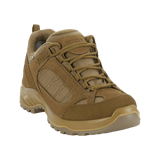 M-Tac Sneakers Tactical Demi-Season Pro Line i suede og Cordura materiale med fleksibel, anti-slip Vibram-sål til taktiske aktiviteter.