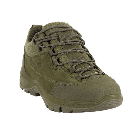 M-Tac Tactical Sneakers Patrol R Vent til trekking og daglig brug, komfortabel med slidstærkt læder og åndbart mesh.