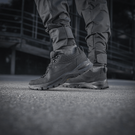 M-Tac Tactical Sneakers Patrol R Vent til trekking og løb, slidstærk læder, åndbar 3D-mesh, skridsikker sål, outdoor fodtøj