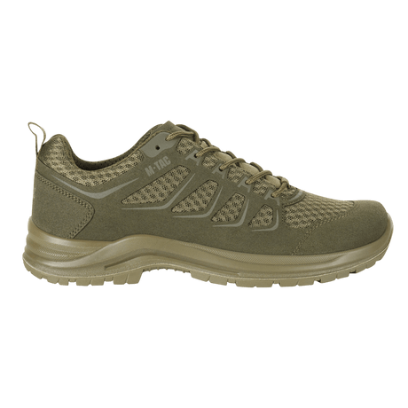 M-Tac Tactical Sneakers IVA i oliven, lette og ventilerede sko til trekking og hverdag, med åndbar mesh og slidstærk sål.
