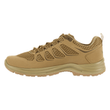 M-Tac Tactical Sneakers IVA i beige, lette og åndbare sko ideelle til trekking og outdoor-aktiviteter, set fra siden.