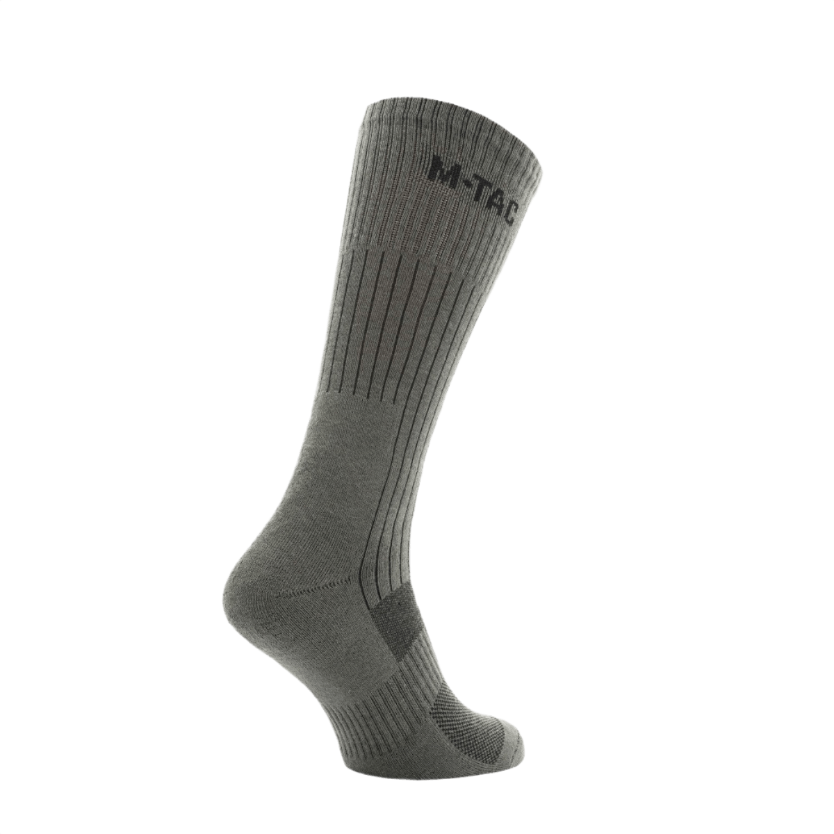 M-Tac Høje Sokker Mk.2, grå, trekking sokker med støtte, komfort og fugtstyring, designet til at reducere mekanisk stress.