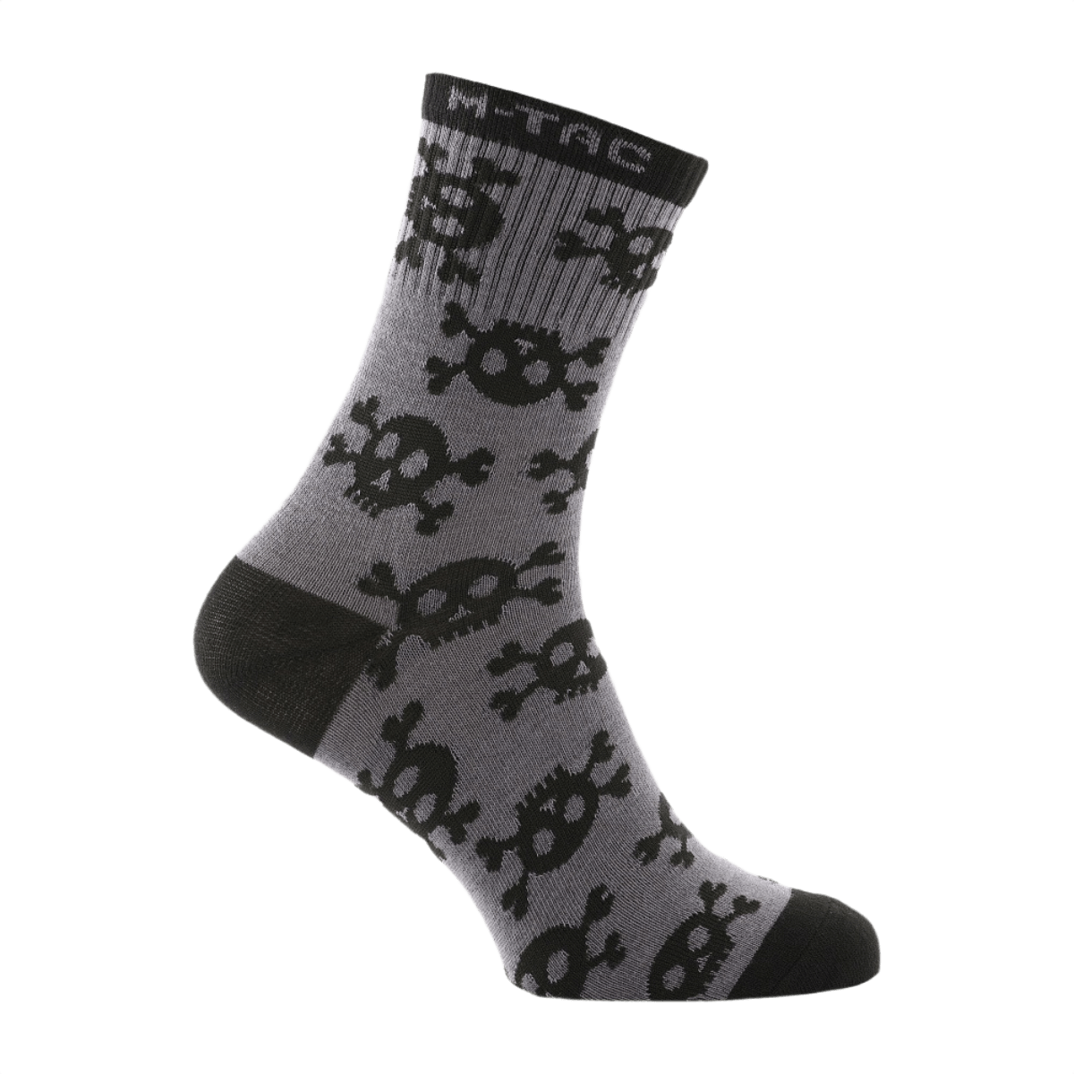 M-Tac Letvægtssokker Mk.3 Pirate Skull med dødningehoveddesign, perfekte til trekking, vandring og hverdagsbrug om sommeren.