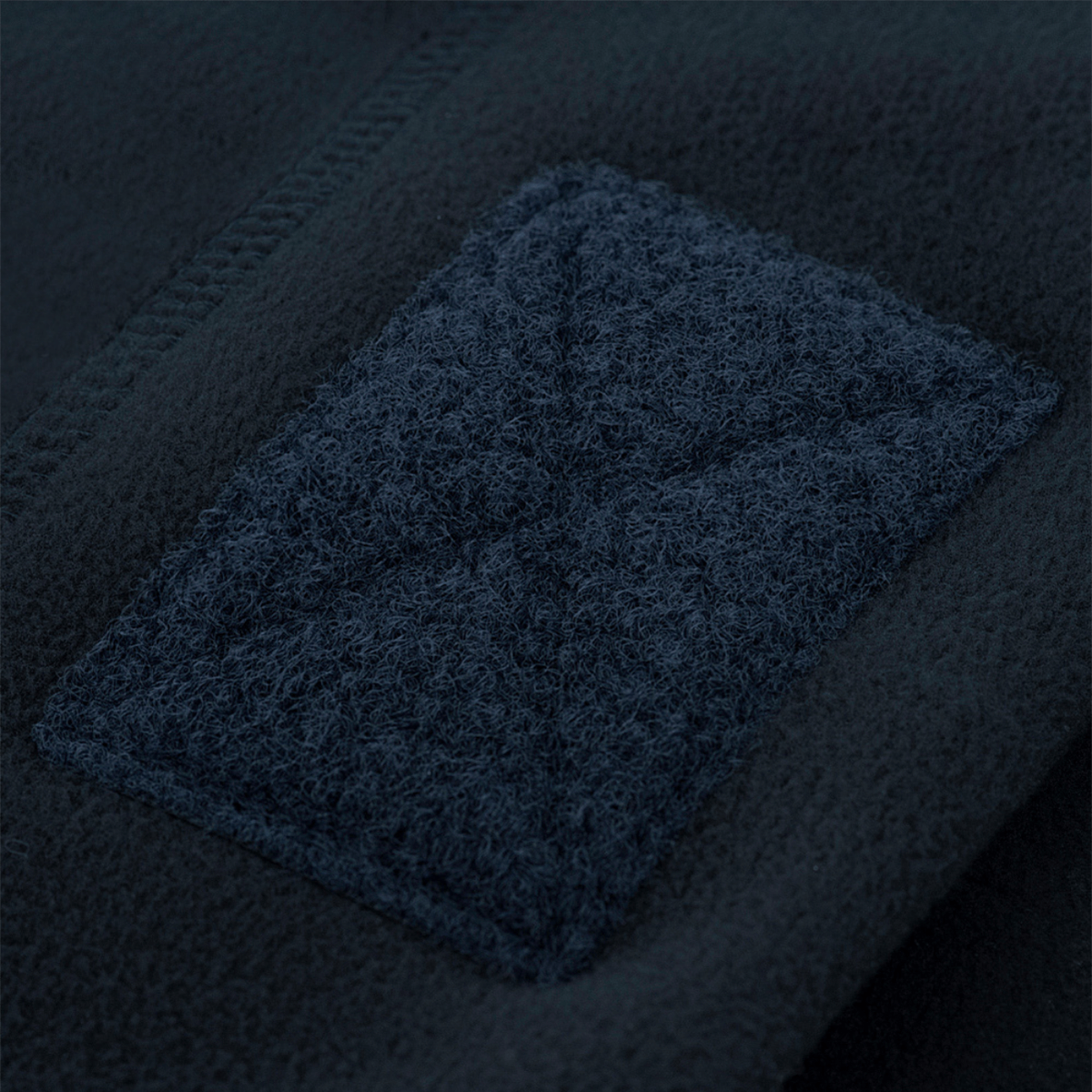 Nærbillede af M-Tac Fleece Tactical Watch Cap Beanie m. Patch Panel med frontpanel til patches.