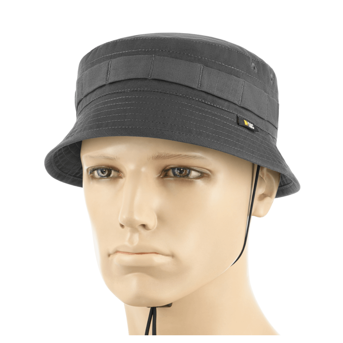 M-Tac Panamahat Gen. II Flex Rip-Stop hat i gråt rip-stop stof på mannequin