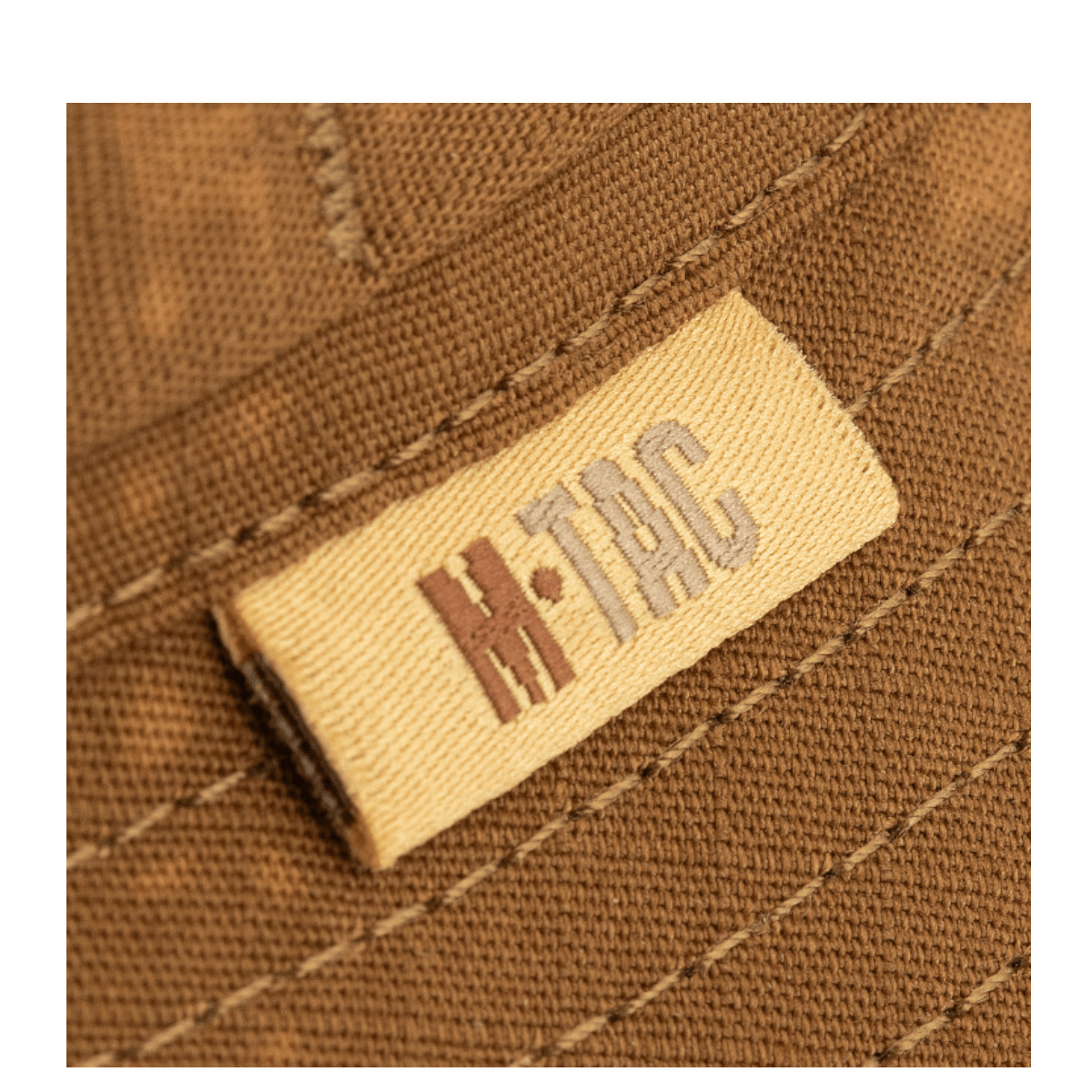M-Tac Panamahat Gen. II Flex Rip-Stop detalje af label med skjulte syninger i rip-stop stof