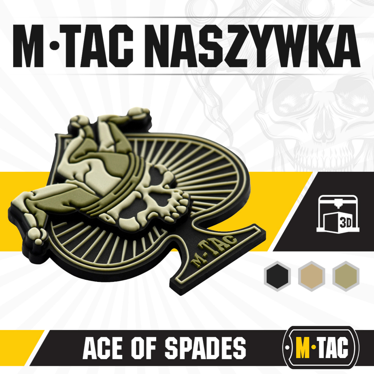 M-Tac Ace of Spades 3D PVC Patch