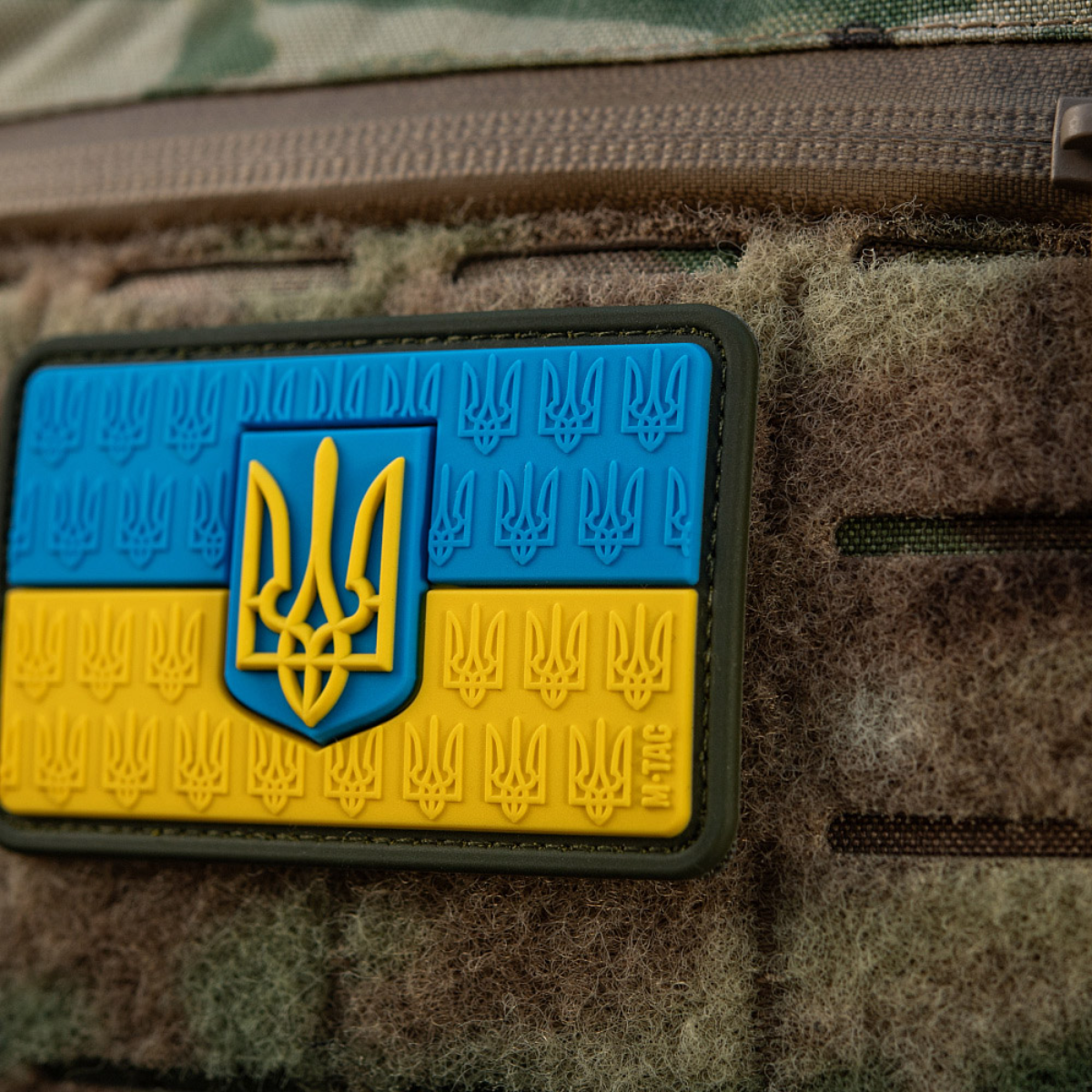 M-Tac Patch Ukraine Flag med Våbenskjold