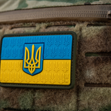 M-Tac Patch Ukraine Flag med Våbenskjold