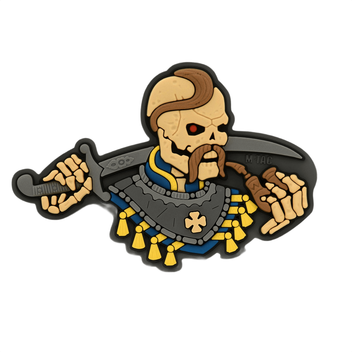 M-Tac Patch You Only Die Once 3D PVC, en varig morale patch til uniformer og taktisk udstyr.