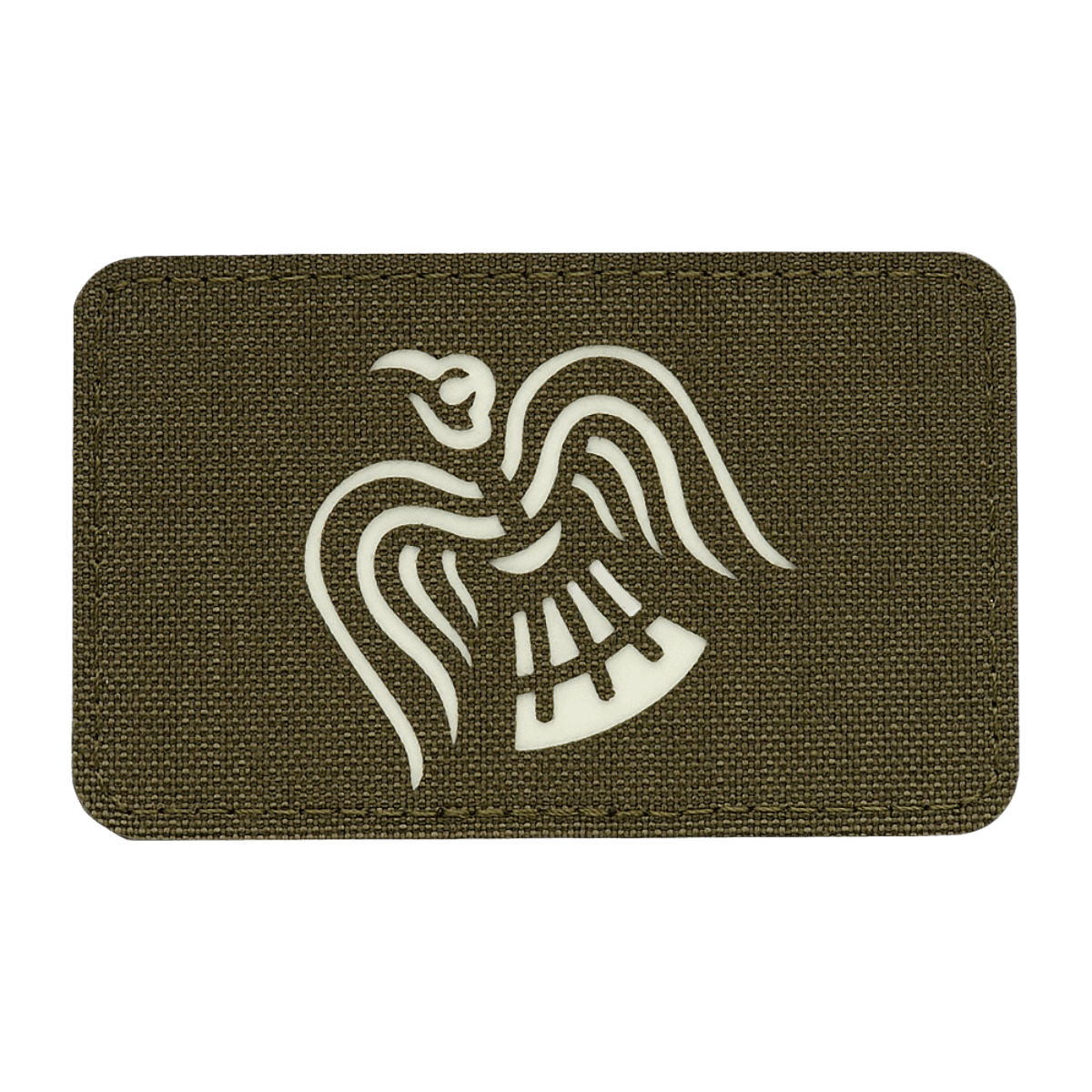 M-Tac Patch Ravneflag Laser Cut med sort ravn, symboliserer krigslyst og sejr. Perfekt til taktisk udstyr og uniform. Cordura 500D.