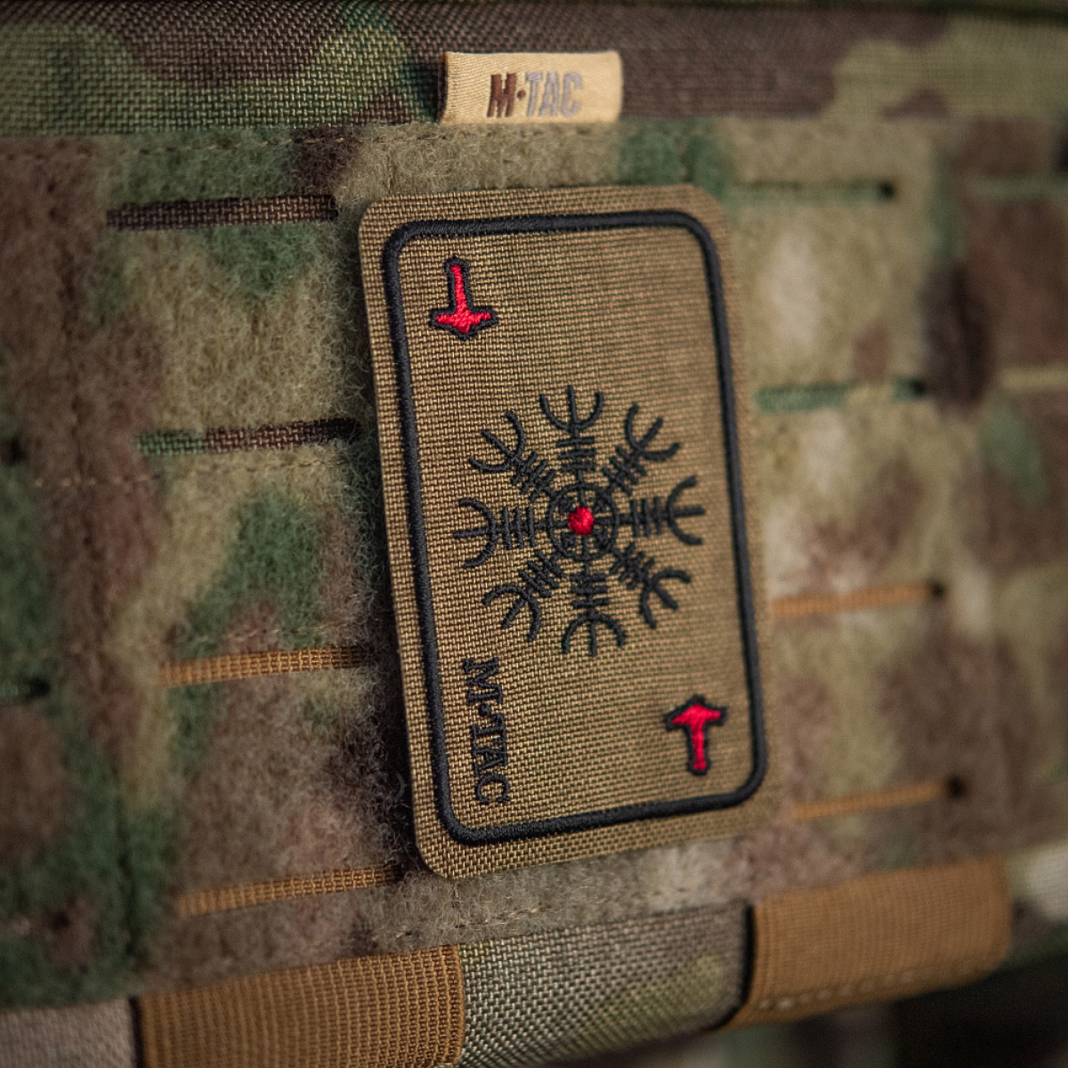 M-Tac Patch Kort Helm of Horror (Broderi)