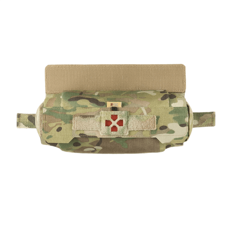 M-Tac Horizontal Medical Pouch ROLL Elite, holdbar medicinsk rullepouch designet til kørsel med Cordura 500D, camouflage mønster.